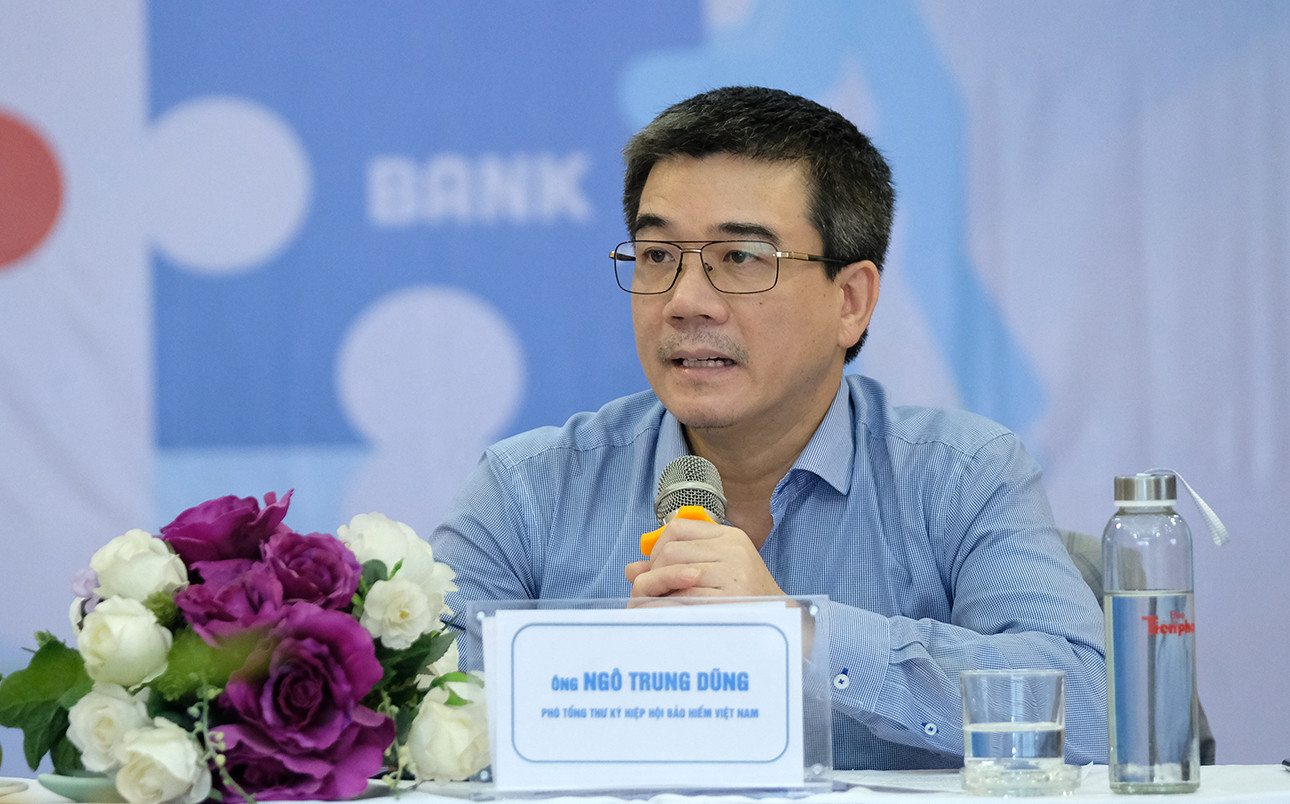 Ông Ngô Trung Dũng - Phó Tổng thư ký Hiệp Hội bảo hiểm Việt Nam. Ảnh: Mạnh Thắng Ông Ngô Trung Dũng - Phó Tổng thư ký Hiệp Hội bảo hiểm Việt Nam. Ảnh: Mạnh Thắng