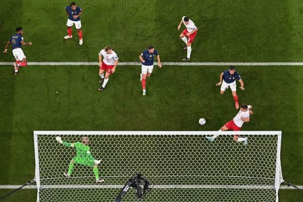 World Cup 2022: Mbappe lập cú đúp, Pháp hạ Đan Mạch 2-1, giành vé sớm vào vòng 1/8 ảnh 13