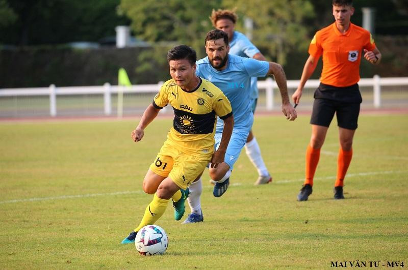 Quang Hải có cơ hội đá chính tại Ligue 2. Ảnh: MV4 Quang Hải có cơ hội đá chính tại Ligue 2. Ảnh: MV4