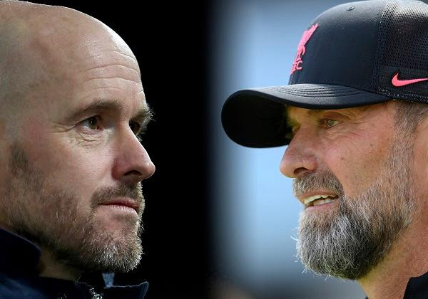 Ten Hag gặp nhiều khó khăn khi đối đầu với Klopp