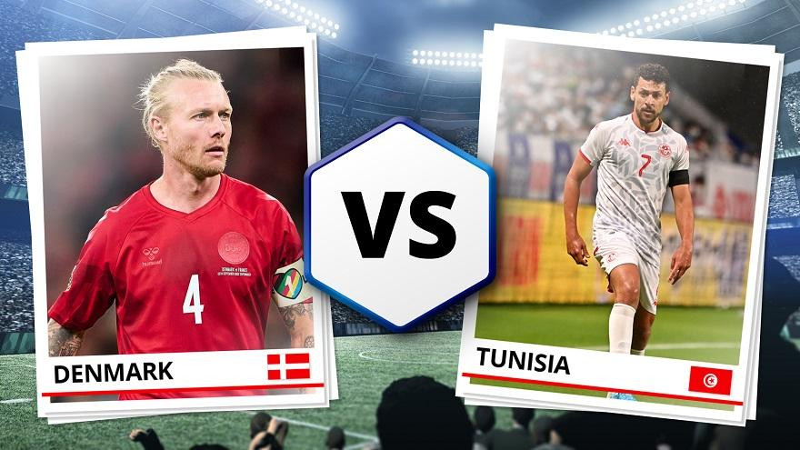 Xem trực tiếp Đan Mạch vs Tunisia trên kênh nào?