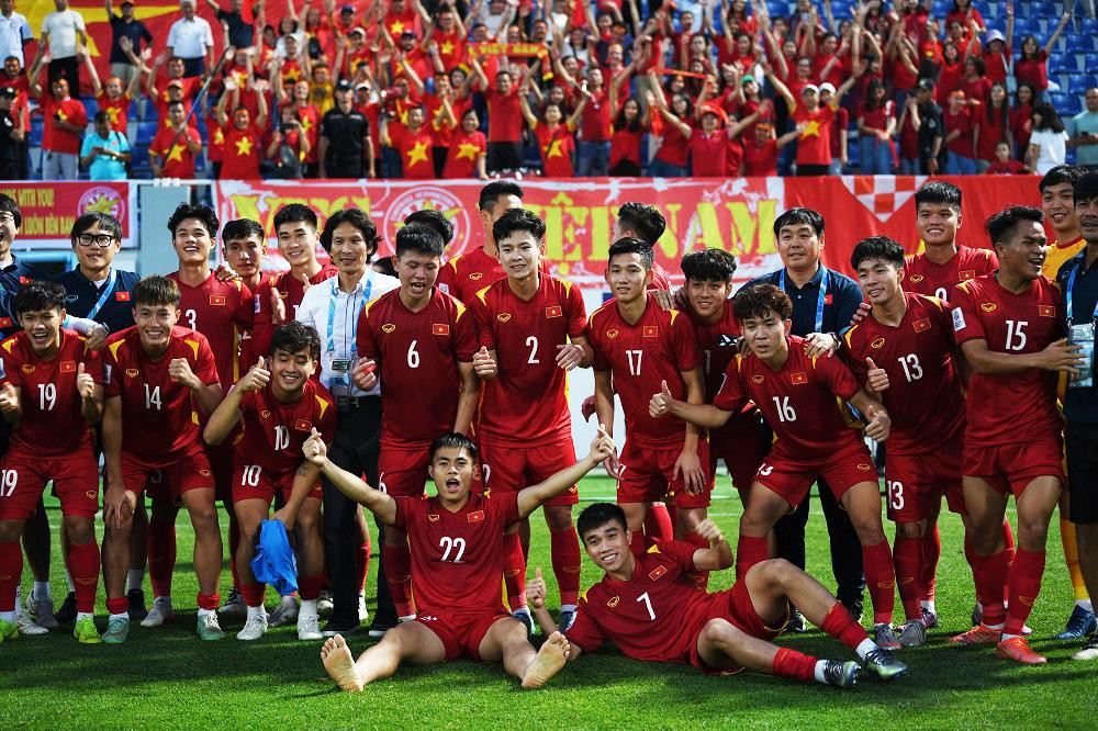 U23 Việt Nam ăn mừng sau trận hòa U23 Hàn Quốc. Ảnh: AFC U23 Việt Nam ăn mừng sau trận hòa U23 Hàn Quốc. Ảnh: AFC