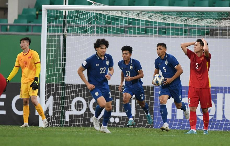 U23 Thái Lan thi đấu rời rạc trước U23 Việt Nam. Ảnh: AFC U23 Thái Lan thi đấu rời rạc trước U23 Việt Nam. Ảnh: AFC