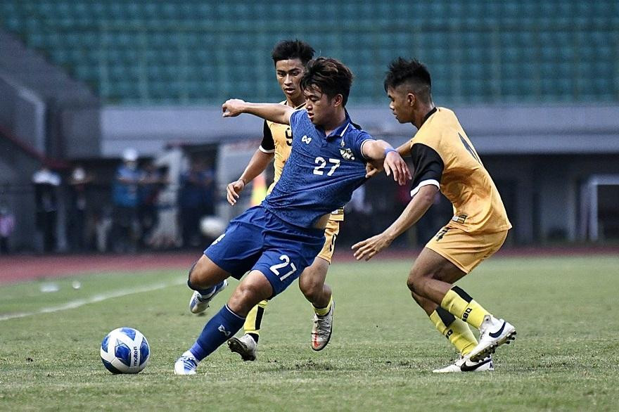U19 Thái Lan không đạt mục tiêu thắng U19 Brunei trên 4 bàn. Ảnh: Siam Sport
