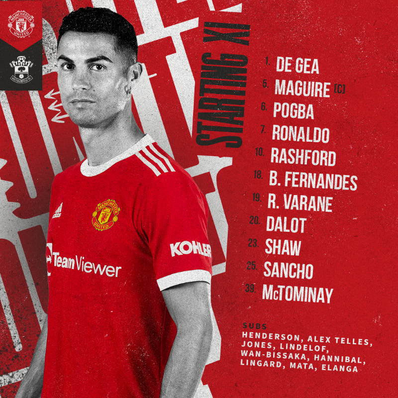 Bỏ lỡ nhiều cơ hội, MU bị Southampton chia điểm trân sân nhà ảnh 1 Bỏ lỡ nhiều cơ hội, MU bị Southampton chia điểm trân sân nhà ảnh 1