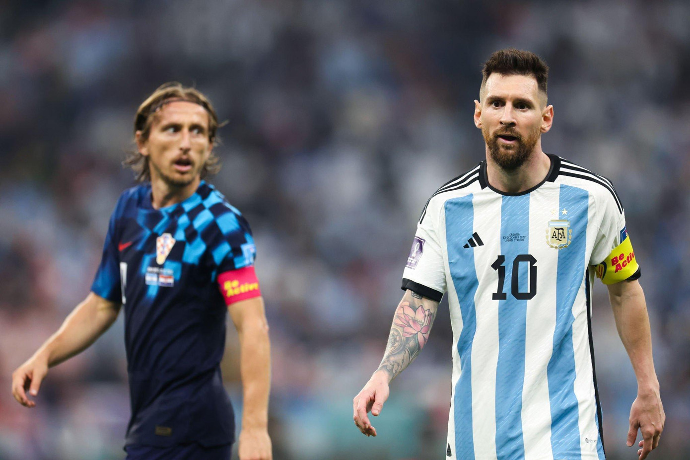 Modric và Messi trong cuộc so tài rạng sáng nay Modric và Messi trong cuộc so tài rạng sáng nay