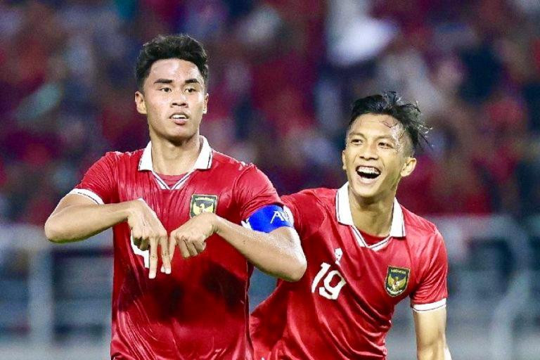 Muhammad Ferrari ăn mừng bàn thắng trước U20 Việt Nam Muhammad Ferrari ăn mừng bàn thắng trước U20 Việt Nam