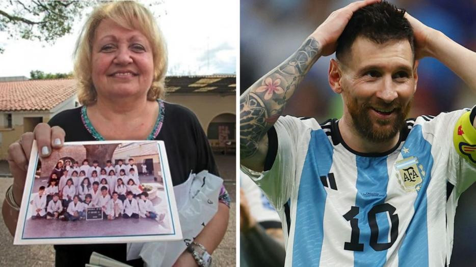 Bà Monica vẫn giữ được bức ảnh chụp lớp tiểu học của Messi Bà Monica vẫn giữ được bức ảnh chụp lớp tiểu học của Messi