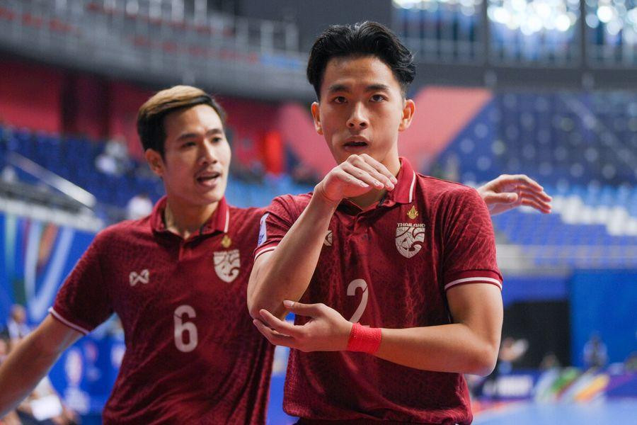 Thái Lan giành vé vào bán kết futsal châu Á 2022 Thái Lan giành vé vào bán kết futsal châu Á 2022