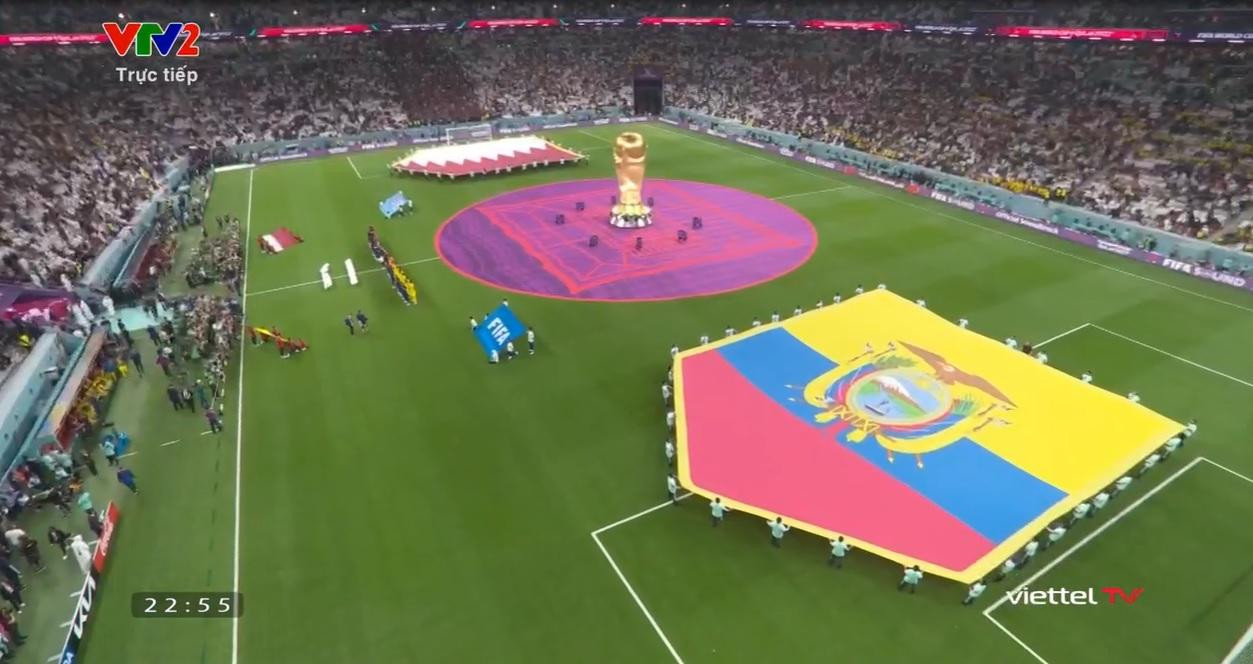 Tiếng quốc ca của Ecuador và Qatar đã vang lên. Trận khai mạc World Cup 2022 chuẩn bị bắt đầu! Tiếng quốc ca của Ecuador và Qatar đã vang lên. Trận khai mạc World Cup 2022 chuẩn bị bắt đầu!
