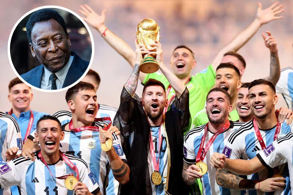 Pele gửi thông điệp chúc mừng Argentina và Messi.