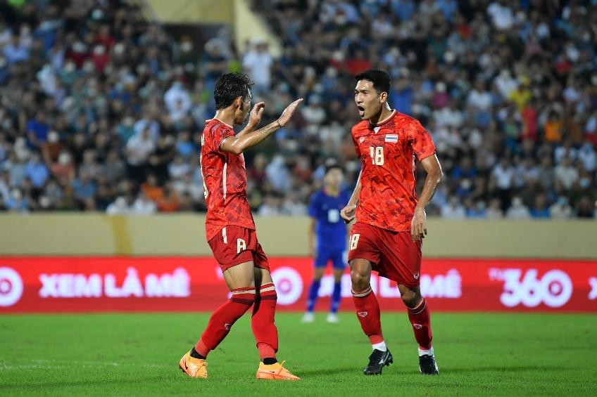 U23 Thái Lan thể hiện sức mạnh vượt trội trước U23 Campuchia ảnh Như Ý
