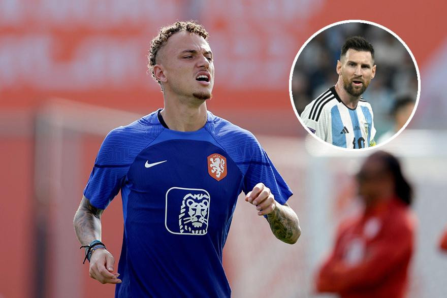 Noa Lang được chọn đóng vai Messi trong các buổi tập của Hà Lan