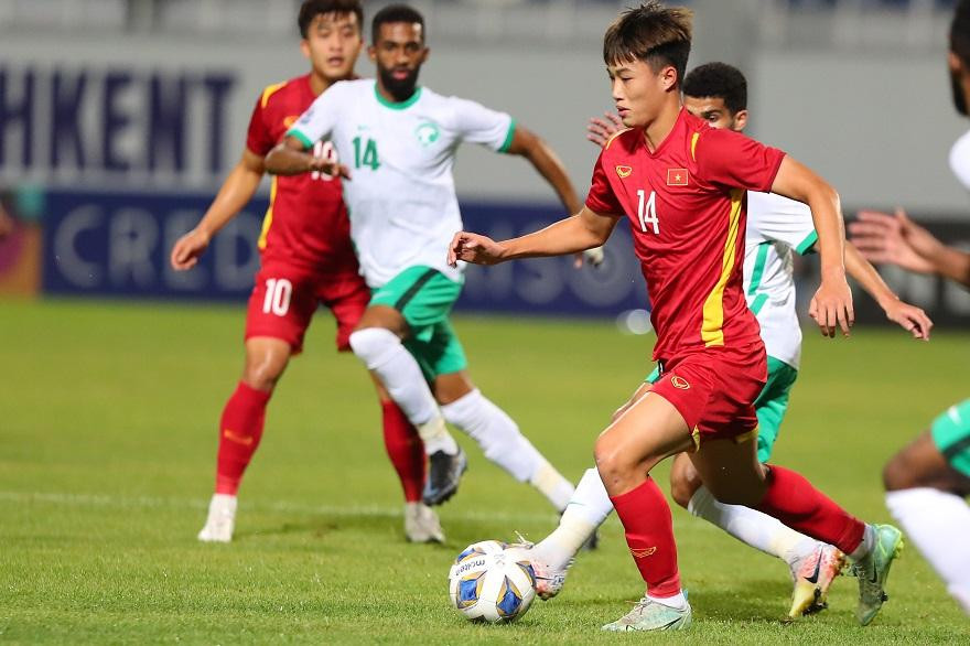 U23 Việt Nam chưa có cơ hội nào trong hiệp 2. Ảnh: AFC