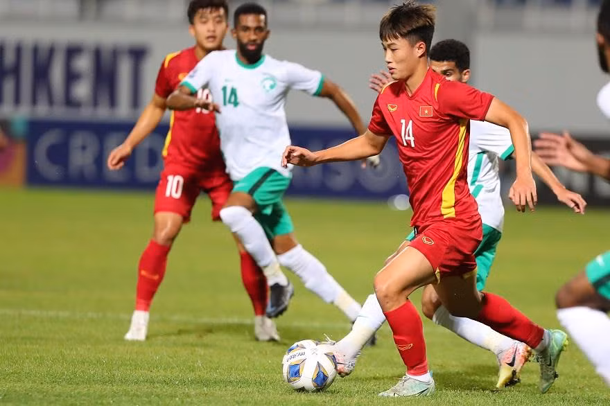 U23 Việt Nam chưa có cơ hội nào trong hiệp 2. Ảnh: AFC U23 Việt Nam chưa có cơ hội nào trong hiệp 2. Ảnh: AFC