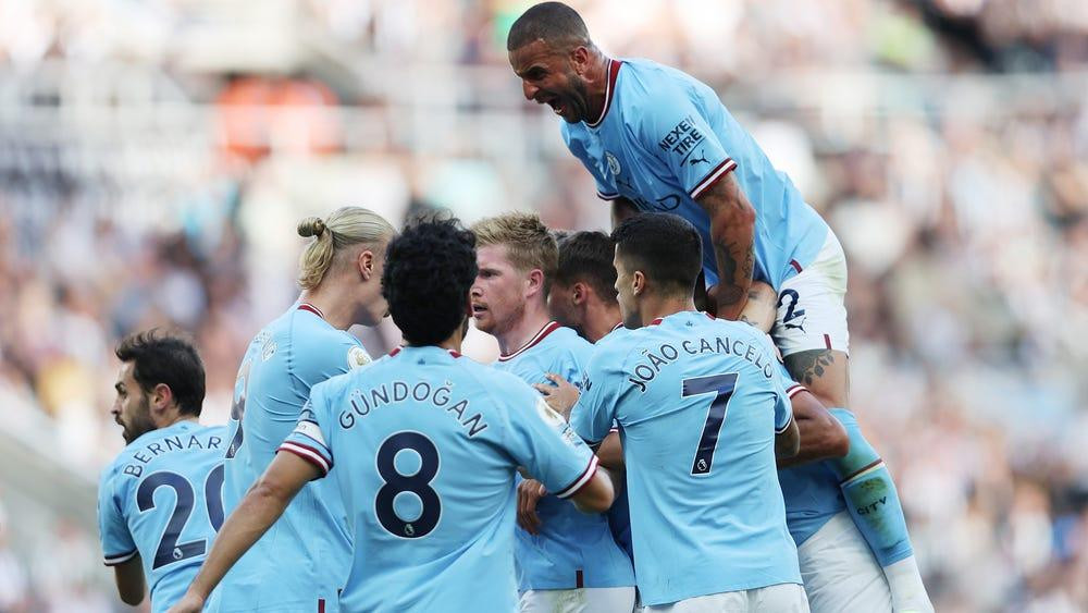 Man City hụt chân trận đầu tiên ở mùa giải mới Man City hụt chân trận đầu tiên ở mùa giải mới