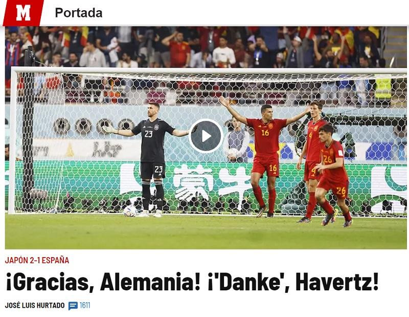 Bài cảm ơn tuyển Đức của MARCA có hơn 1.600 bình luận