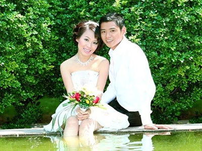 Anh Thắng và người vợ hiền, thông minh Phương Quỳnh. Ảnh: NVCC