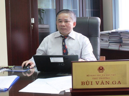 Thứ trưởng Bộ GD&ĐT. Bùi Văn Ga