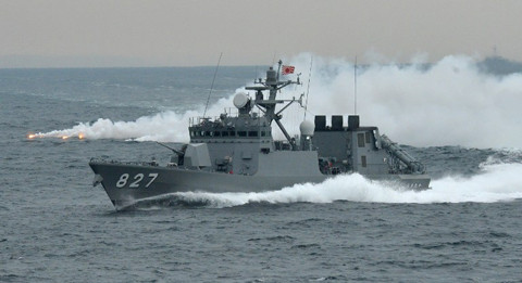 Chiến hạm tên lửa Kumataka của Nhật Bản tham gia tập trận 