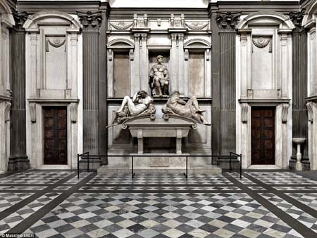 Một trong hai nhà nguyện Medici ở Basilica thuộc San Lorenzo, Florence, Italy