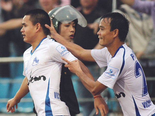 Thái độ thi đấu của V.Hải Phòng sẽ ảnh hưởng không nhỏ tới cuộc đua trụ hạng của các độ.i Ảnh: VSI