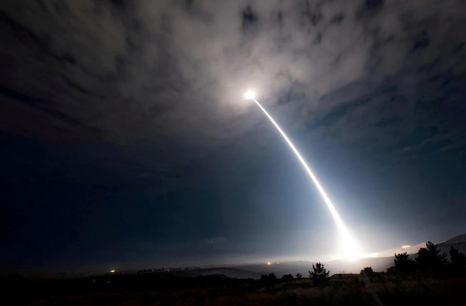 Một vụ phóng thử Minuteman III. Ảnh: Reuters