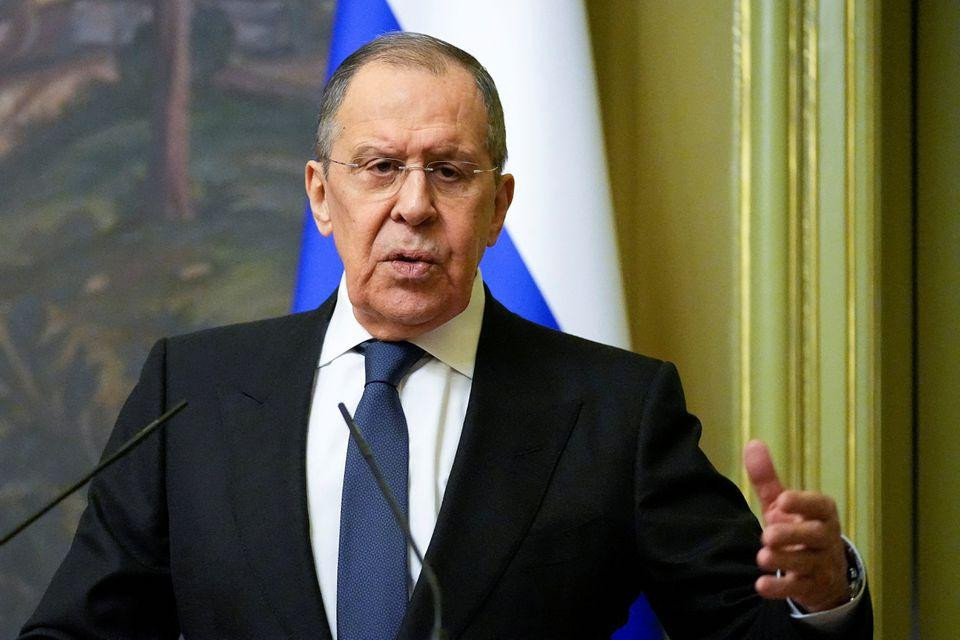 Ngoại trưởng Nga Sergey Lavrov. Ảnh: Reuters