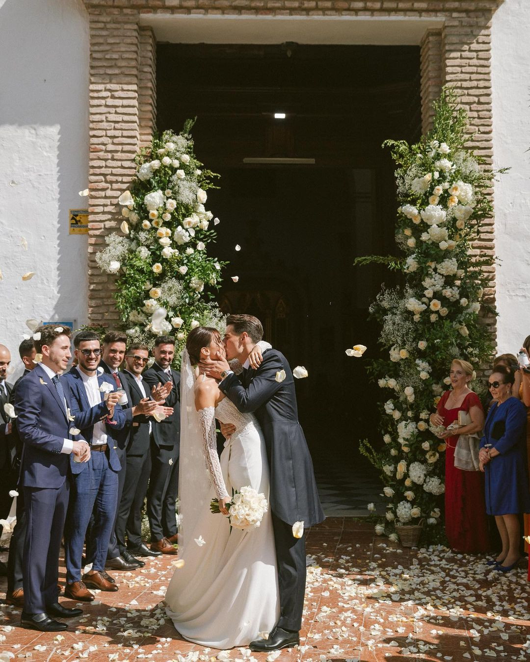 Hình ảnh bên trong đám cưới của Hoa hậu Hoàn vũ Tây Ban Nha 2020 Andrea Martínez và cầu thủ Kepa Arrizabalaga.