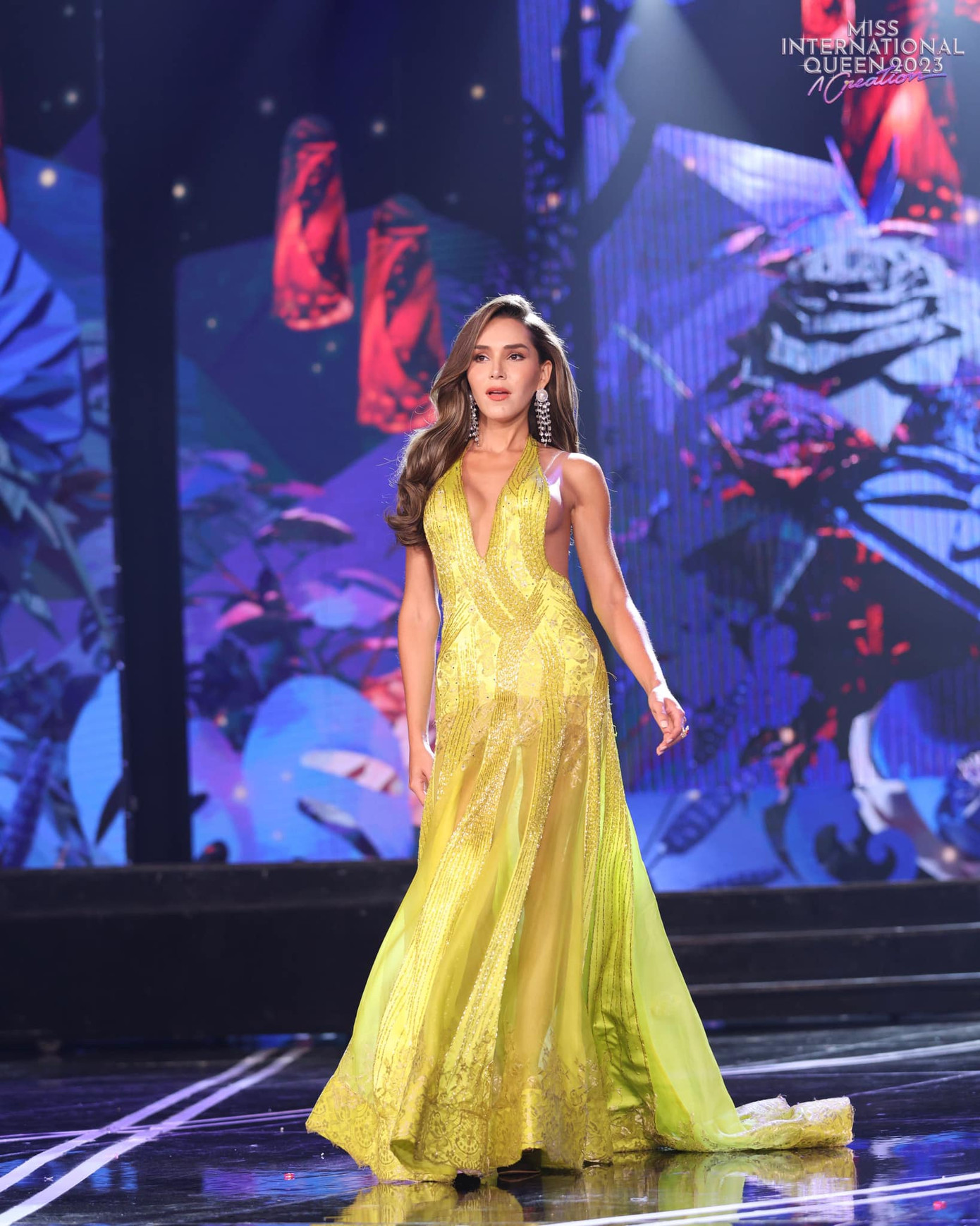 Các thí sinh được đánh giá có sự đầu tư chỉn chu, chuyên nghiệp cho phần thi váy dạ hội.