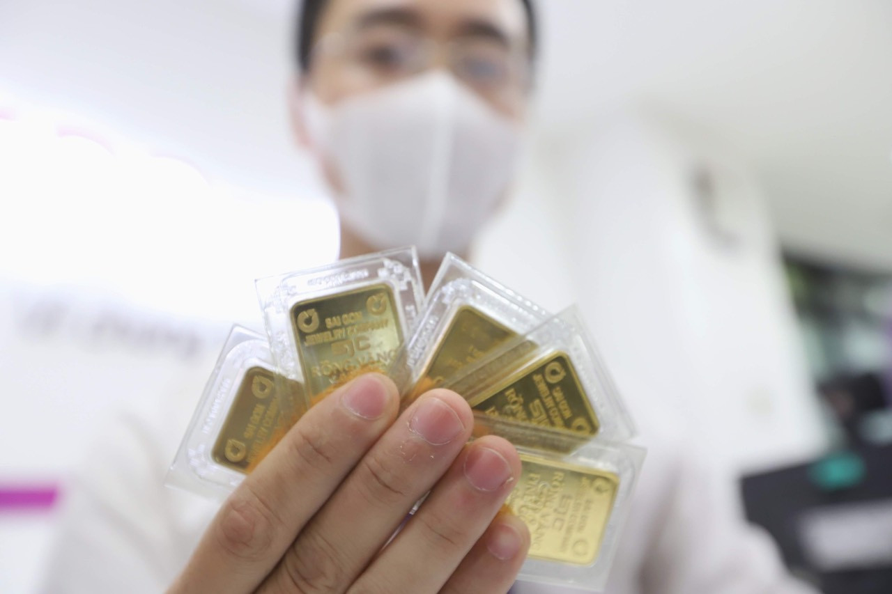 Giá vàng miếng SJC tăng cao nhất trong vòng hơn 4 tháng qua (ảnh: Như Ý).