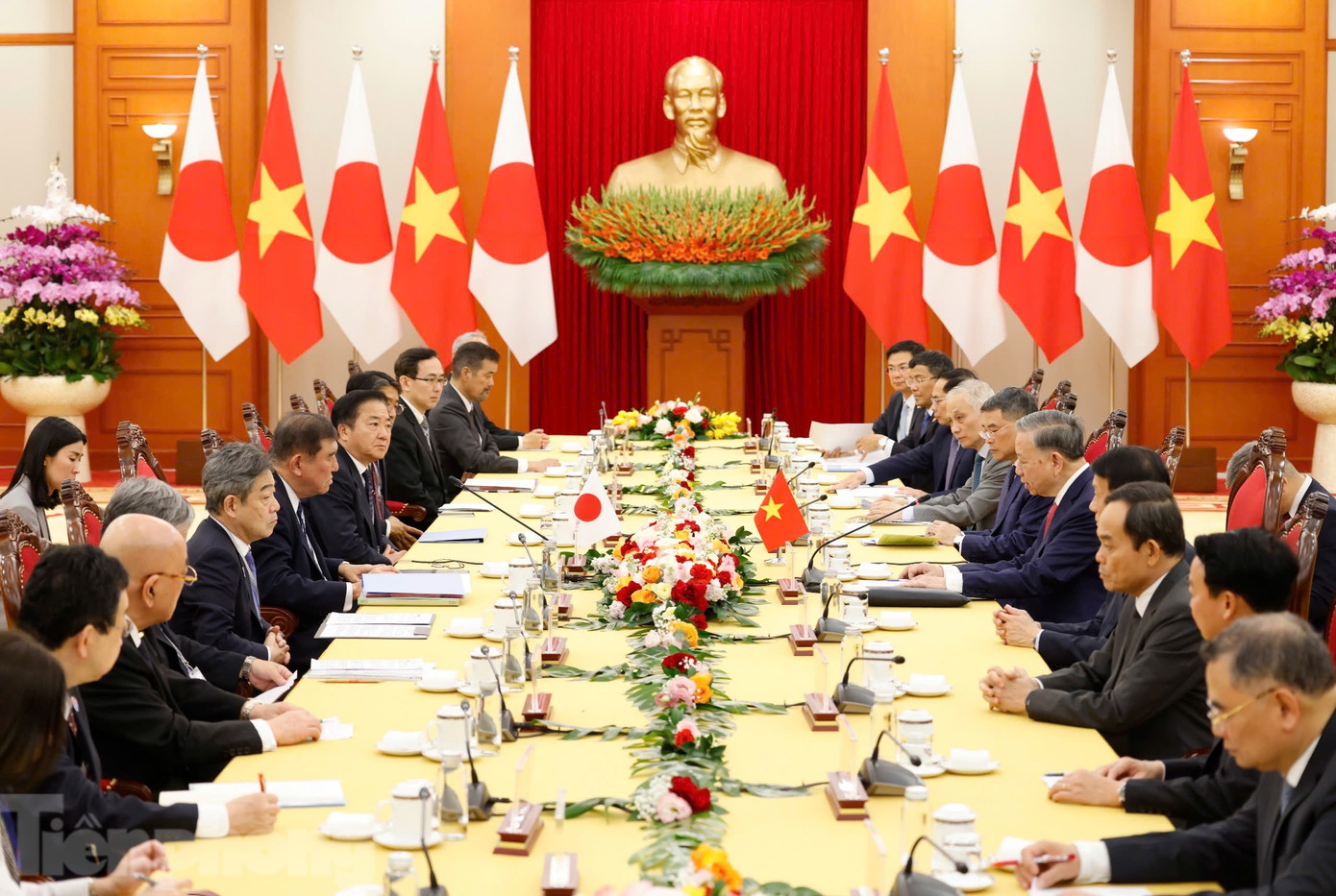 Toàn cảnh cuộc hội kiến. Ảnh: Như Ý