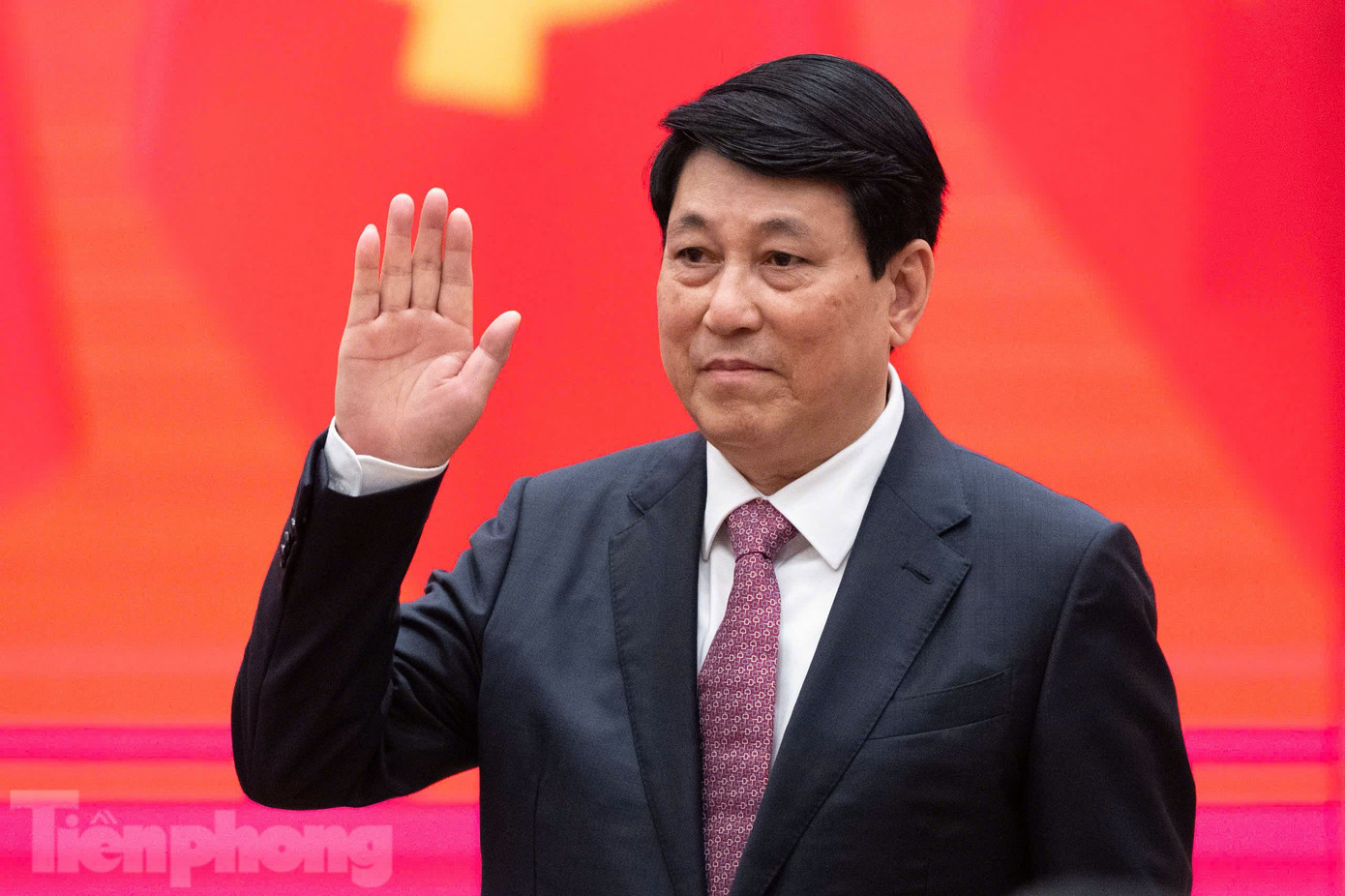 Chủ tịch nước Lương Cường tại cuộc gặp gỡ. Ảnh: Nhật Minh Chủ tịch nước Lương Cường tại cuộc gặp gỡ. Ảnh: Nhật Minh