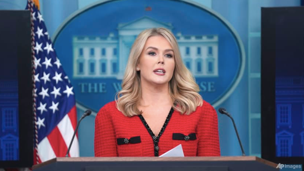 Phát ngôn viên Nhà Trắng Karoline Leavitt. (Ảnh: AP) Phát ngôn viên Nhà Trắng Karoline Leavitt. (Ảnh: AP)