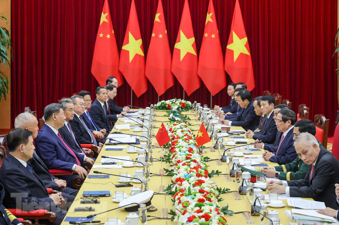 Toàn cảnh cuộc hội kiến. Ảnh: Như Ý