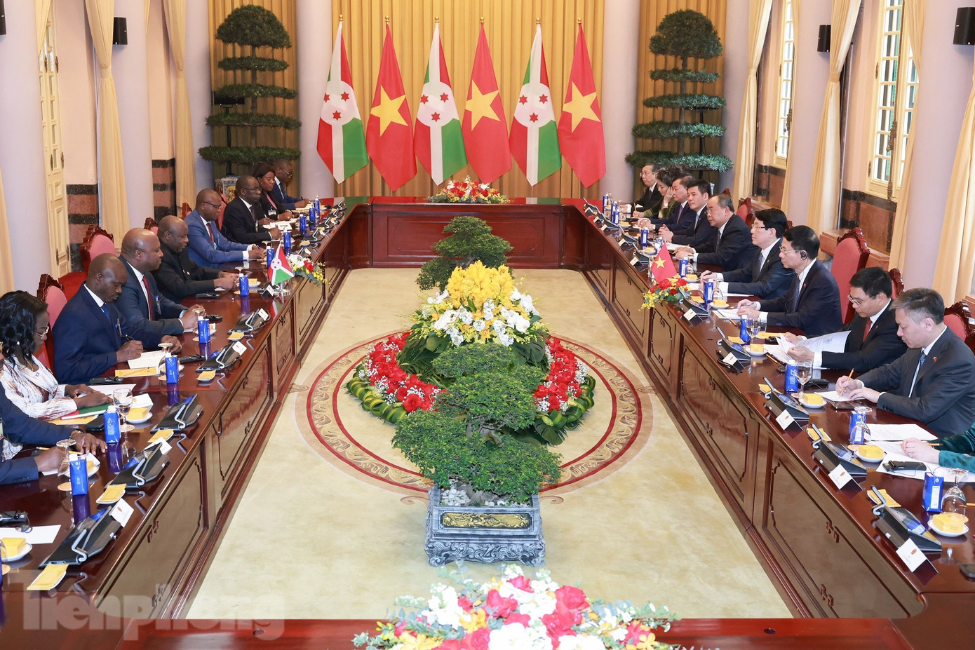 Toàn cảnh cuộc hội đàm. (Ảnh: Như Ý)