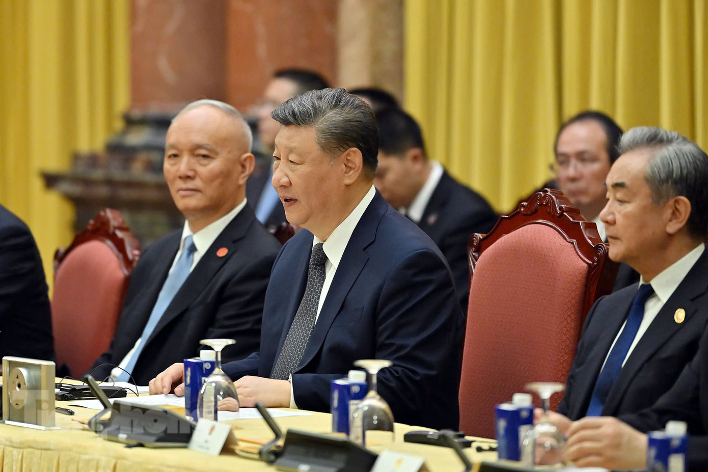 Tổng Bí thư, Chủ tịch nước Trung Quốc Tập Cận Bình trong cuộc hội đàm. Ảnh: Nhật Minh Tổng Bí thư, Chủ tịch nước Trung Quốc Tập Cận Bình trong cuộc hội đàm. Ảnh: Nhật Minh