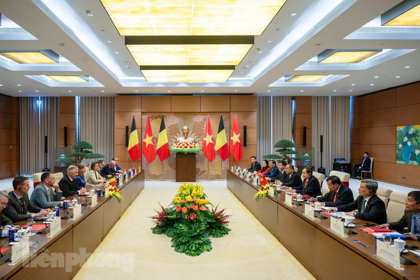 Cuộc hội kiến ngày 1/4. (Ảnh: Như Ý)