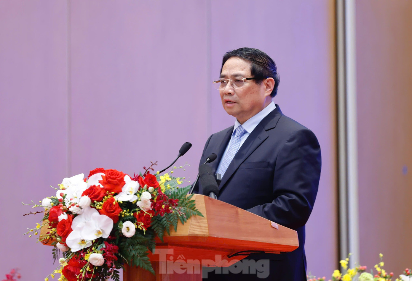 Thủ tướng Phạm Minh Chính phát biểu tại diễn đàn. Ảnh: Như Ý