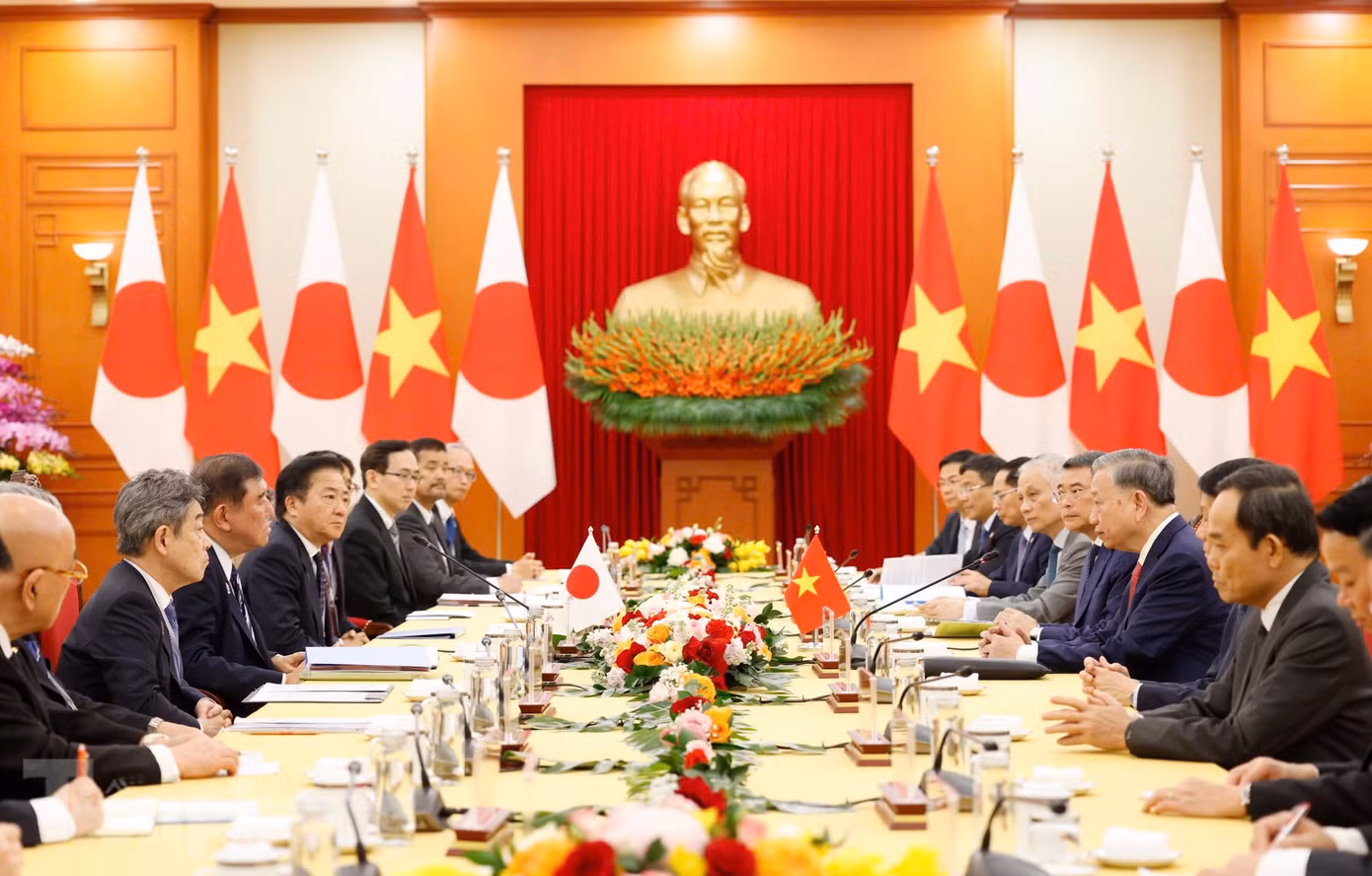 Toàn cảnh cuộc hội kiến. Ảnh: Như Ý