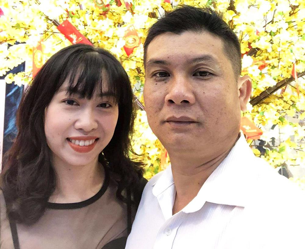 Vợ chồng chị Nguyễn Thị Kim Ngân. Ảnh: NVCC.