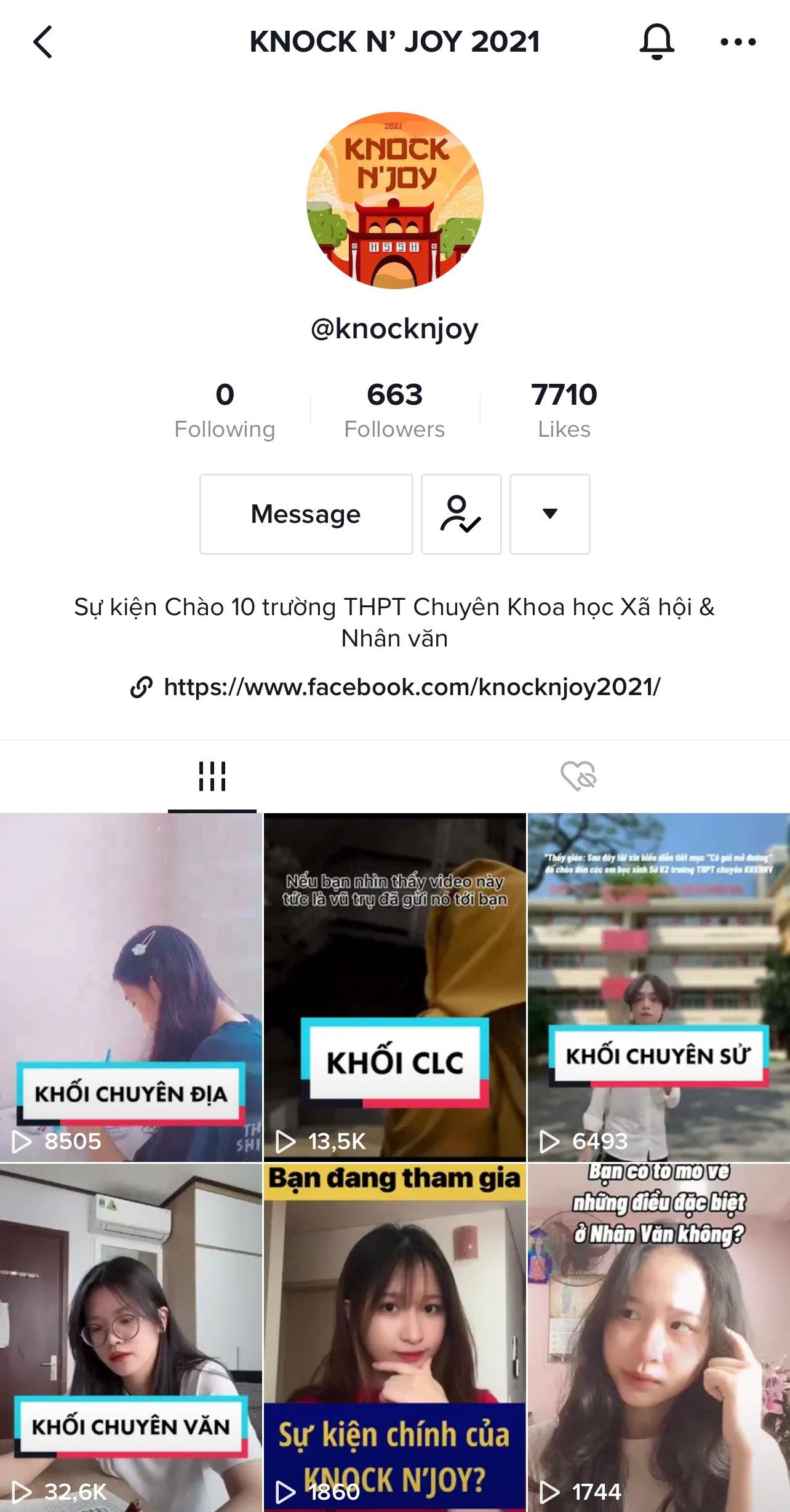 Cuộc thi TikTok thu hút sự tham gia của đông đảo các bạn HS các khối chuyên.