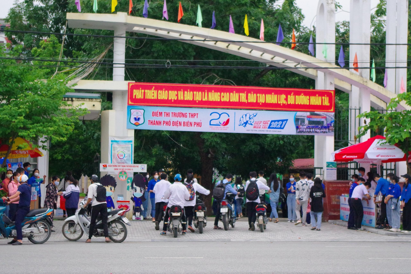 Điểm thi trường THPT thành phố Điện Biên Phủ.