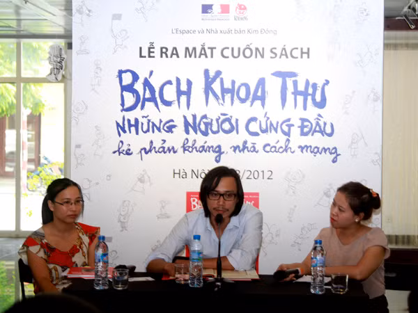 Diễn giả Cao Việt Dũng cho rằng cuốn sách sẽ có tác động tốt tới độc giả nhỏ tuổi