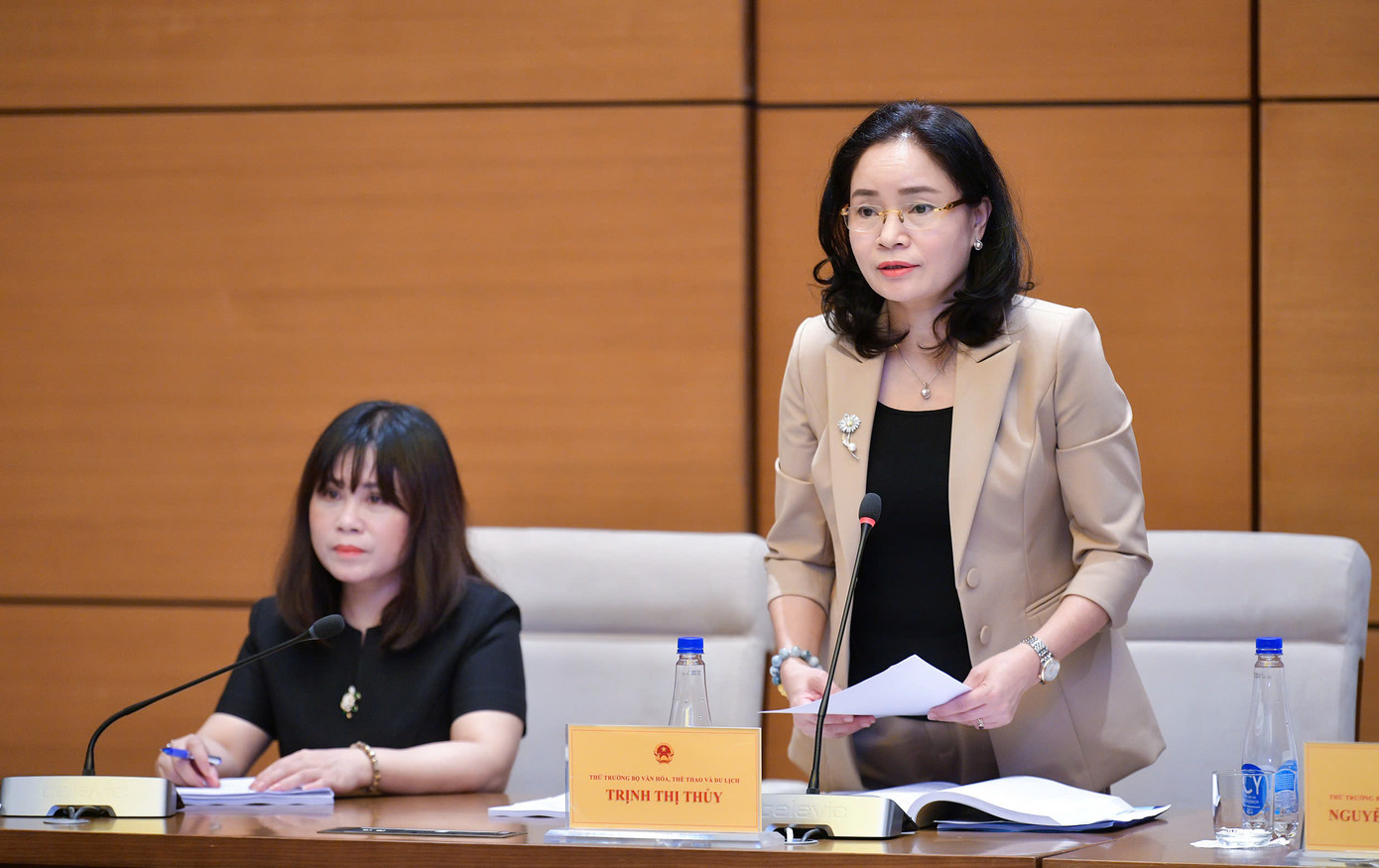 Thứ trưởng Bộ Văn hóa, Thể thao và Du lịch Trịnh Thị Thủy. Ảnh: Nghĩa Đức