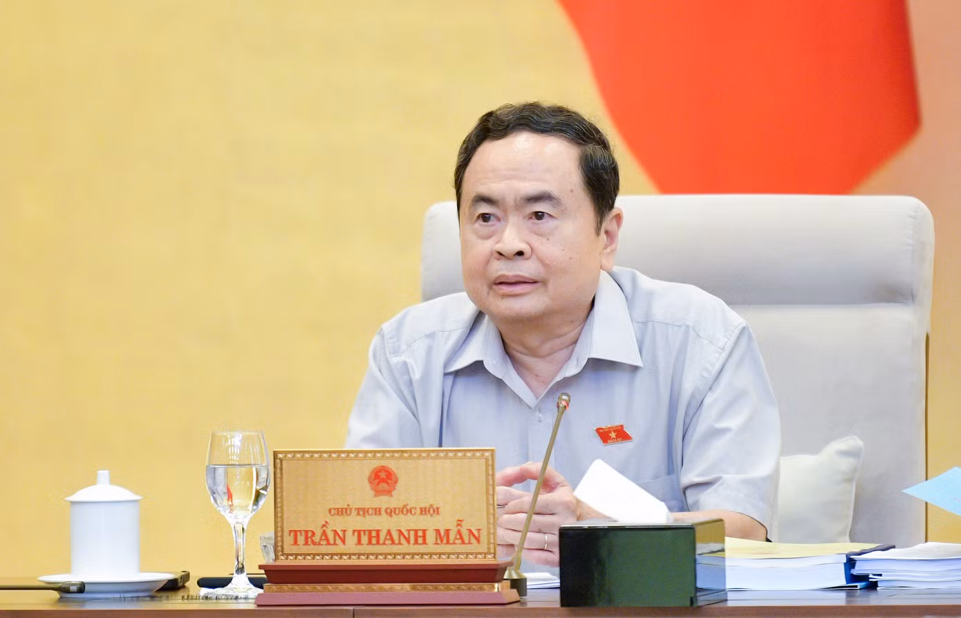 Chủ tịch Quốc hội Trần Thanh Mẫn tại phiên họp