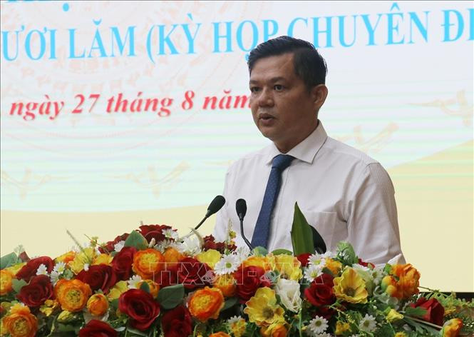 Phó Chủ tịch UBND tỉnh Kiên Giang Giang Thanh Khoa. Ảnh: TTXVN