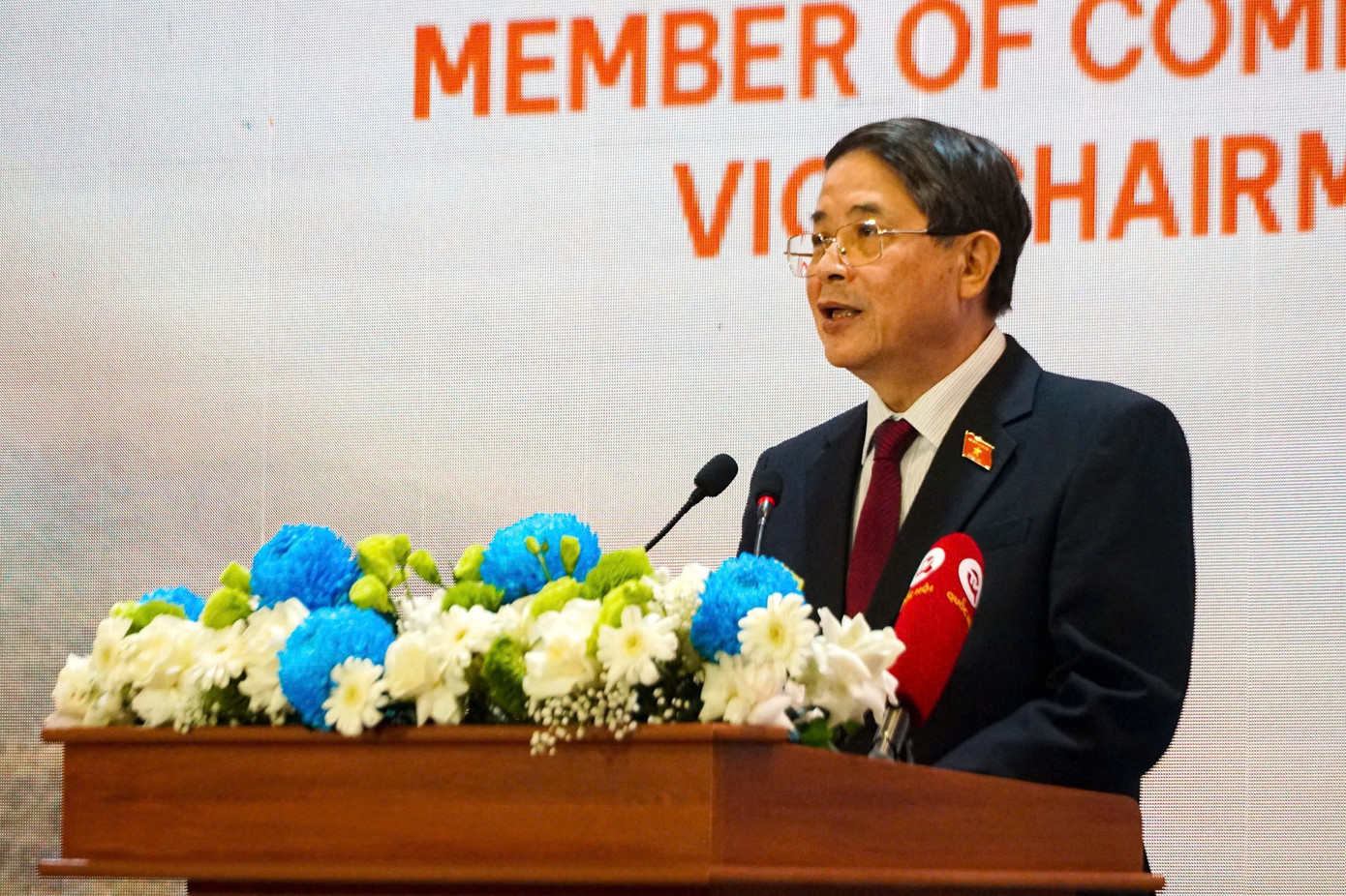 Phó Chủ tịch Quốc hội Nguyễn Đức Hải phát biểu tại hội nghị