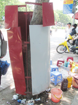 Càng che, càng thuận lợi để chứa rác