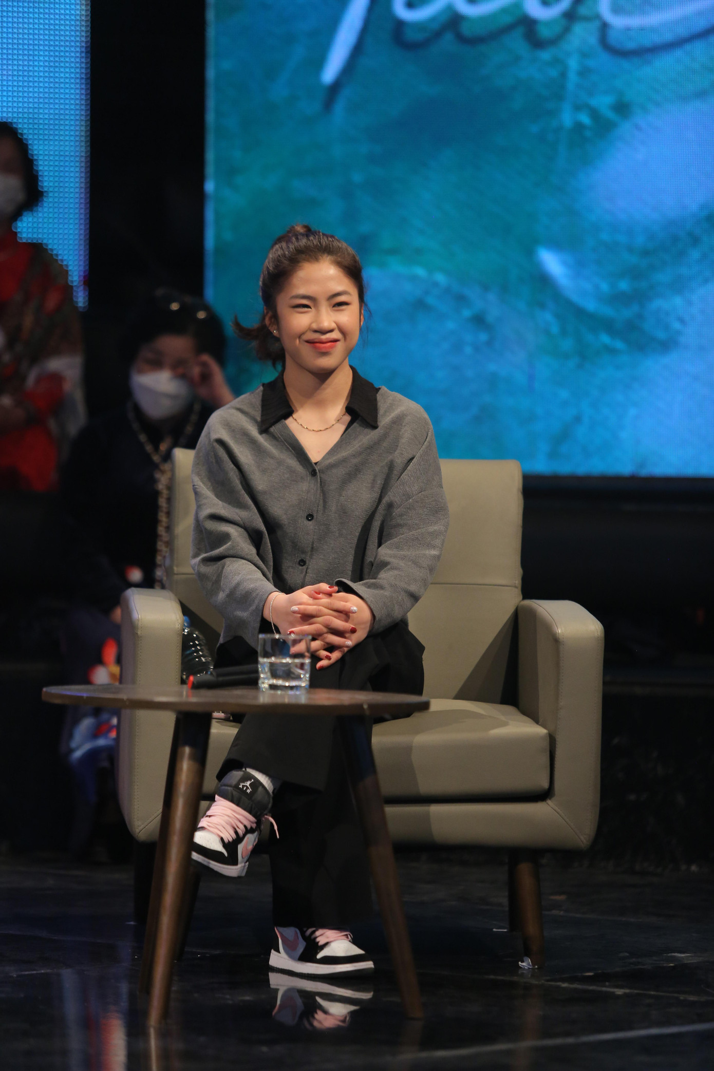 Nữ cầu thủ Thanh Nhã.